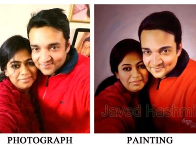 Personalised Portrait Painting as Gifts for Husband and Wife at Lowest Cost