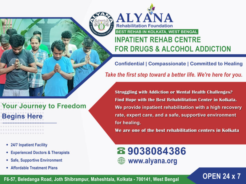 Best Drug and Alcohol Rehab Center in Kolkata | Affordable Addiction & Mental Health Treatment