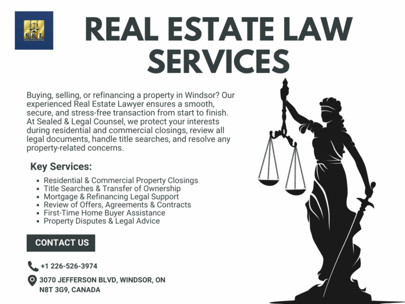 Real Estate Law Services in Windsor