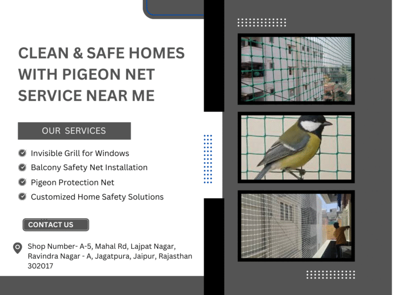 Invisible Grill Nets for Windows & Balconies Jaipur