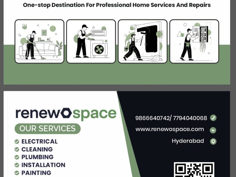Interior designing, Painting, carpentry, cleaning, AC, electrical, plumbing, pest control, movers & packers, home appliances repairs and services