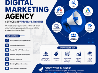 Digital Marketing Agency Services in Warangal Trinities | Raks IT Solutions