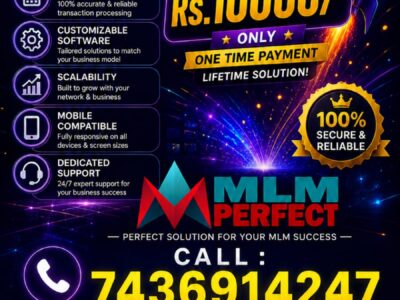 ANY MLM SOFTWARE PLAN – JUST ₹10,000/- ONLY!
