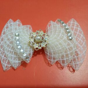 Fancy Hair Pin Off White Color